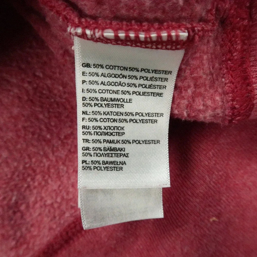 The North Face Sweatshirt Mens Medium Red Crew Neck Graphic Alpine Pullover